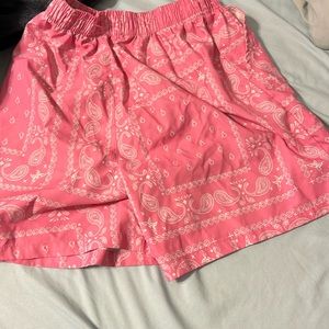 Pink shorts in men small